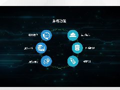 科技感企业展示PC端设计案例