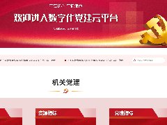 党建云平台设计案例